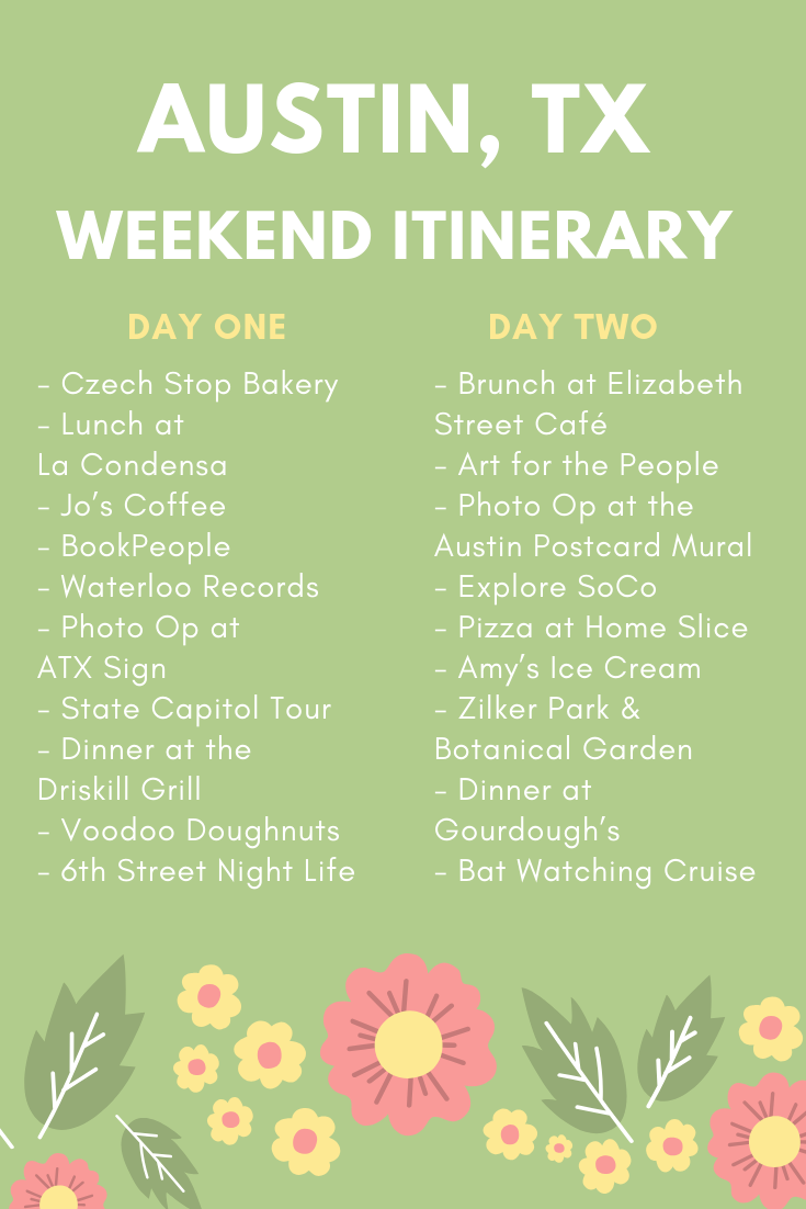 The Ultimate Austin, TX Weekend Itinerary Live Love Local