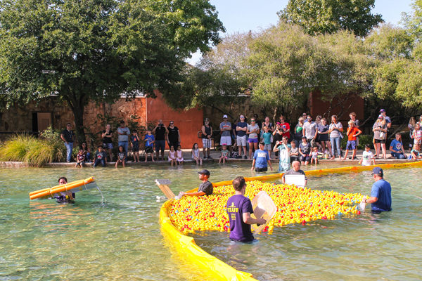 Rockwall Rubber Duck Regatta Finish Line