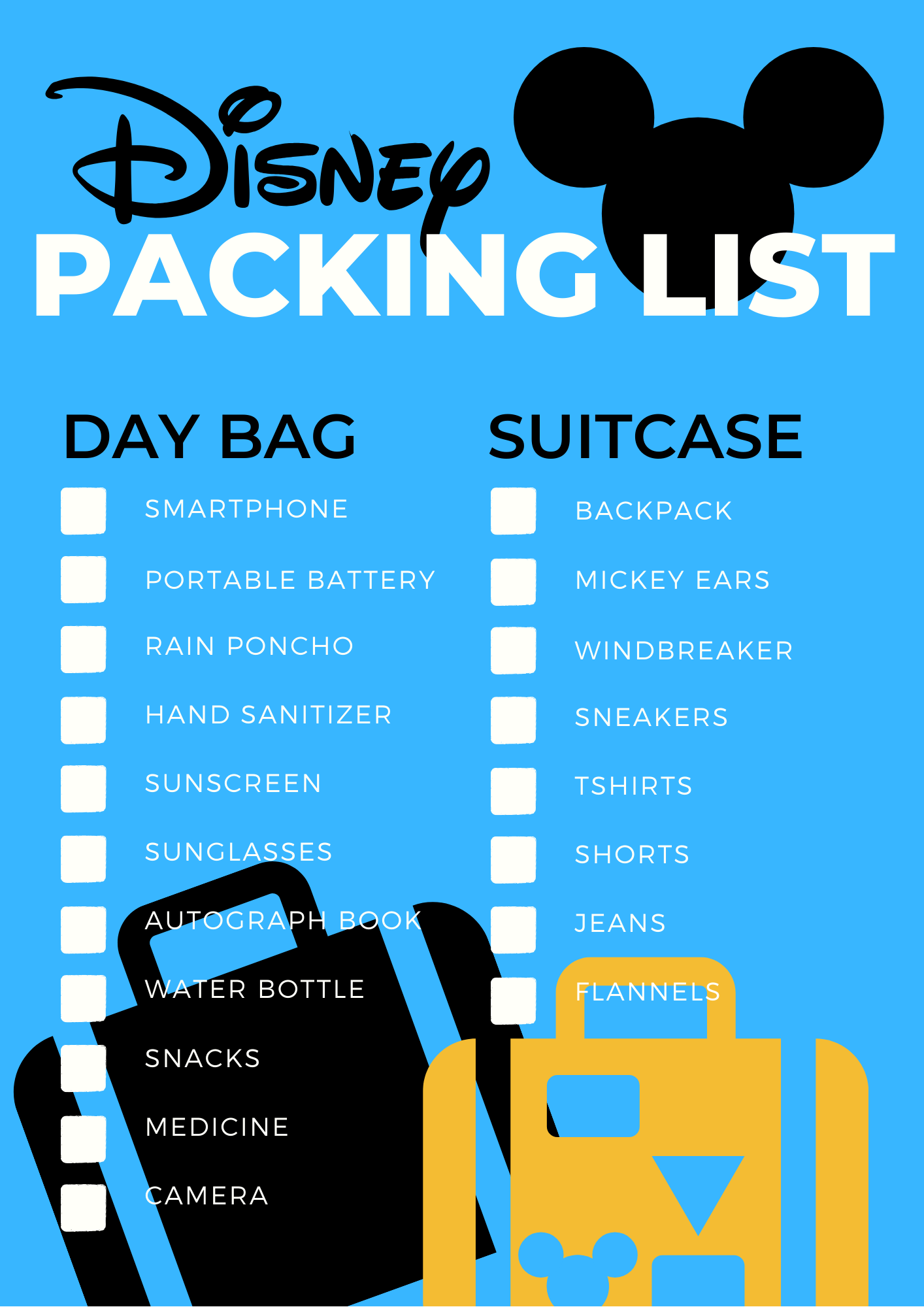 Ultimate Disney World Packing List - Live Love Local