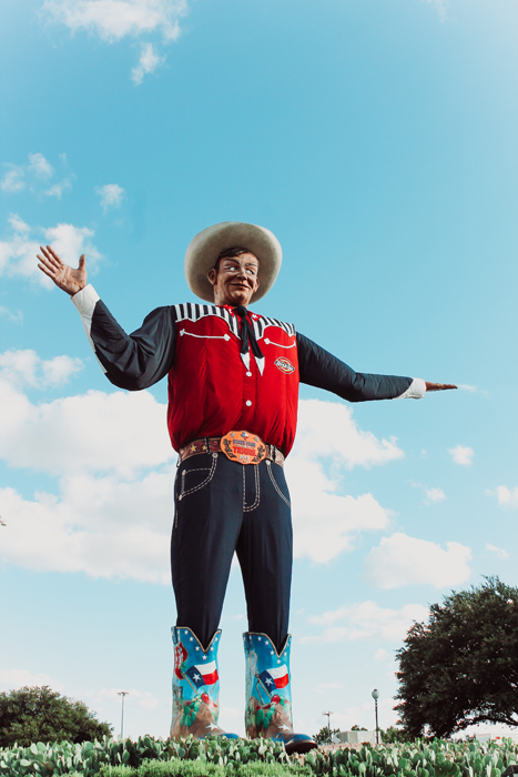 Big Tex at the State Fair of Texas 2021